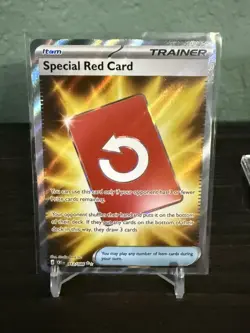 Special Red Card | 113/86 | Chaos Rising | Ultra Rare Trainer| Holo | NM/Mint - Image 1
