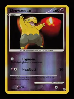 Drowzee 65/106 Reverse Holo Common Great Encounters Pokemon Cards - Image 1