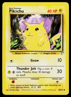 Miscellaneous Cards & Products Pikachu - 58/102 (E3 Stamped) 058/102 HP - Image 1