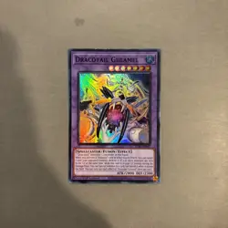 Yugioh Dracotail Gulamel JUSH-EN007 Super Rare 1st Ed Near Mint - Image 1