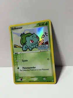 Pokemon TCG Bulbasaur Crystal Guardians Reverse Holo Card 45/100 - Image 2
