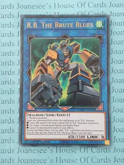 DUAD-EN094 R.B. The Brute Blues Ultra Rare Yu-Gi-Oh Card 1st Edition New - Image 1