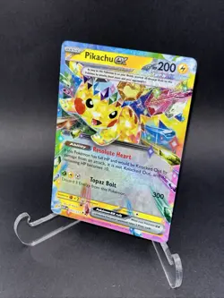 Pokemon Pikachu TCG Surging Sparks EX Double Rare Holo Card 057/191 - Image 3