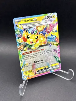 Pokemon Pikachu TCG Surging Sparks EX Double Rare Holo Card 057/191 - Image 4