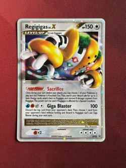 REGIGIGAS Lv.X DP30 Black Star Promo HOLO TIN Pokemon TCG card VLP-NM - Image 1