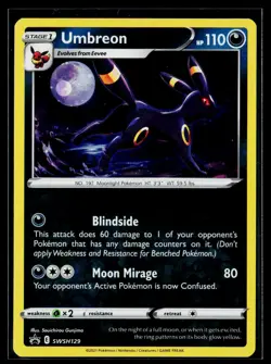 SWSH: Sword & Shield Promo Cards #SWSH129 Umbreon NM - Image 1