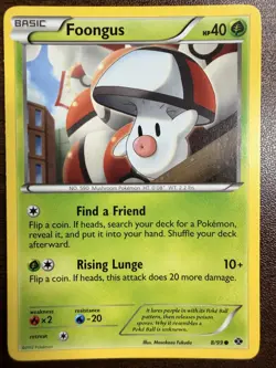 POKEMON CARD 2012 NEXT DESTINIES FOONGUS 8/99 - Image 1