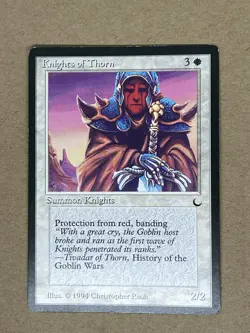 4x Knights of Thorn The Dark Magic the Gathering Light Play - Image 4