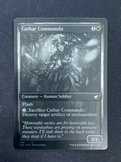 Cathar Commando SILVER SCREEN FOIL - Innistrad Double Feature (Magic/MTG) - Image 1