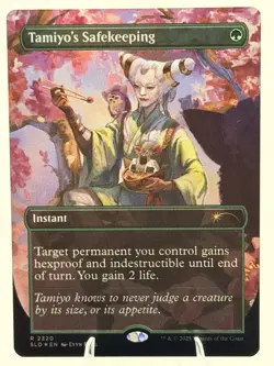 Tamiyo's Safekeeping FOIL BORDERLESS FURBY 2320 Secret Lair Drop MTG 2025 NM - Image 1