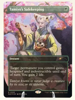 Tamiyo's Safekeeping FOIL BORDERLESS FURBY 2320 Secret Lair Drop MTG 2025 NM - Image 2