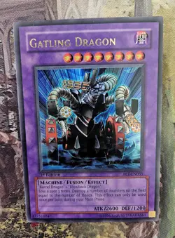 Yugioh Gatling Dragon FET-EN035 Ultimate Rare 1st Ed - Image 1