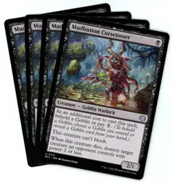 x4 Mudbutton Cursetosser - 0112 - Lorwyn Eclipsed ECL - MTG - NM/M - Image 1