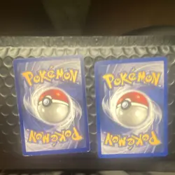 WOTC Pokemon shadowless Base Set Growlithe 28/102 & Arcanine 23/102 1999 English - Image 2