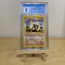 Arcanine 23/102 Base Set Shadowless 1999 Pokemon CGC w/ Subgrades Old Blue Label - Image 1