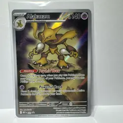 2025 POKEMON MEP MEGA EVOLUTION ELITE TRAINER BOX #009 ALAKAZAM Black Star Promo - Image 1