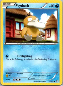 Pokemon TCG Psyduck 33/149 Boundaries Crossed LP - Image 1
