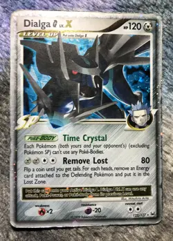 Pokemon TCG Dialga [G] LV.X Platinum 122/127 Holo Rare Holo LV.X MP ✨ - Image 1