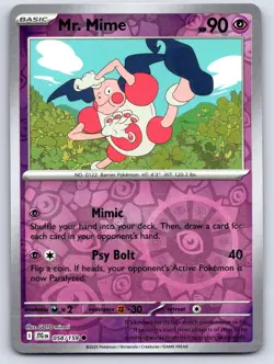 Mr. Mime 058/159 Pokemon Journey Together Reverse Holo NM/LP - Image 1