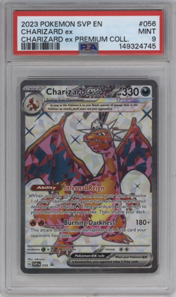 CHARIZARD EX - 2023 POKEMON SVP EN #056 PROMO PREMIUM COLL. - PSA 9 Mint - Image 1