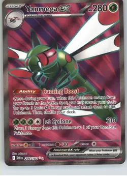 Yanmega ex SV10: Destined Rivals [206/182] Ultra Rare Holofoil NM Pokemon - Image 1