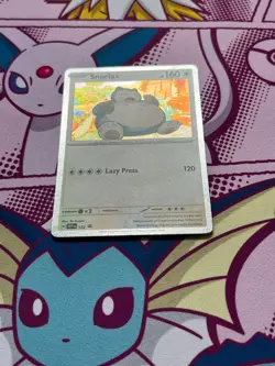 Pokemon - Snorlax SVP 122 - Scarlet Violet Black Star Promo - Cosmo Holo - NM - Image 5