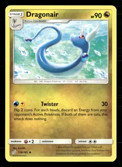 Dragonair 118/181 Uncommon Team Up Pokemon Lightly Played - Image 1