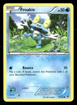 Froakie 39/146 Common XY Pokemon Lightly Played - Image 1