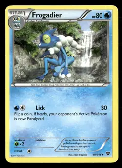 Frogadier 40/146 Uncommon XY Pokemon Lightly Played - Image 1