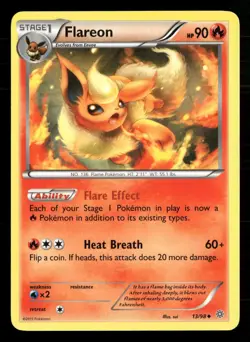 Flareon 13/98 Uncommon Ancient Origins Pokemon Lightly Played - Image 1