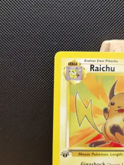 Pokemon TCG 1999 WOTC 1st Edition Fossil Raichu 29/62 - Near Mint - Image 3