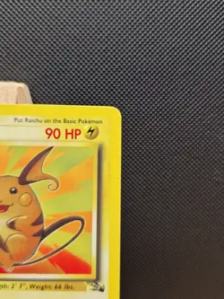 Pokemon TCG 1999 WOTC 1st Edition Fossil Raichu 29/62 - Near Mint - Image 4