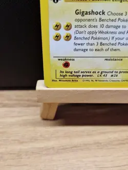 Pokemon TCG 1999 WOTC 1st Edition Fossil Raichu 29/62 - Near Mint - Image 5