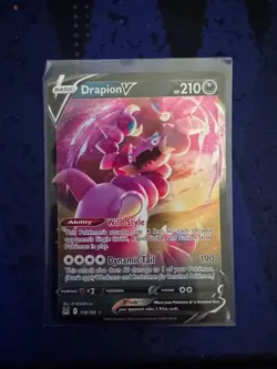 Pokemon Drapion V 118/196 Swsh11: Lost Origin NM - Image 1