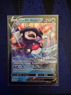 Pokemon Galarian Mr. Rime V 049/189 Swsh10: Astral Radiance NM - Image 1