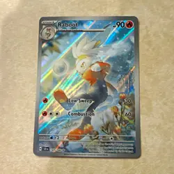 The Pokemon Company Raboot 147/142 Sv07 Stellar Crown Full Art Holo IR 90HP Eng - Image 1