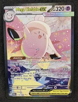 Mega Clefable EX 119/088 Perfect Order Special Illustration Rare - Image 1