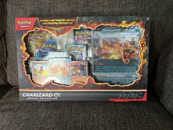 Pokemon TCG Charizard ex Special Collection Box 5 Booster Packs English Sealed - Image 1