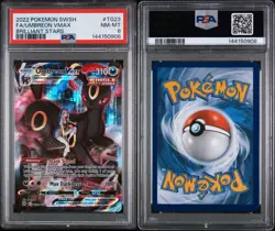 Umbreon VMAX TG23/TG30 Swsh09 Brilliant Stars TG Full Art Holo PSA 8 - Image 3