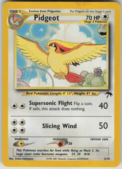 Pokemon TCG Pidgeot Promo Southern Islands 02/18 - Image 1