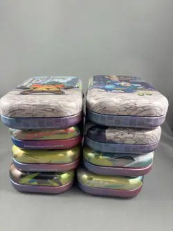 Pokemon TCG Mini Tin Bundle Set of 8 Designs - Empty - No Packs, Some Inserts - Image 1