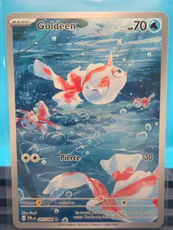 🔥 POKEMON ME05 PITCH BLACK GOLDEEN ILLUSTRATION RARE IR #087/084 ENGLISH 🔥 - Image 3