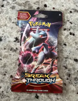 Pokemon XY Breakthrough Sleeved Booster Pack Mew Two Art - Sealed! Minty Fresh!! - Image 1