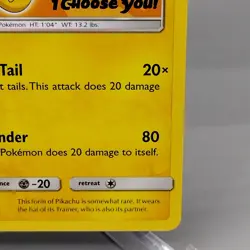 Ash's Pikachu SM110 Black Star Promo Pokemon TCG 2017 I Choose You! Movie LP - Image 5