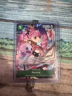 One Piece CCG Perona Alternate Art OP12-034 Super Rare Holo English Edition - Image 1