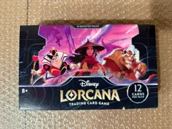 New Sealed Disney Lorcana: Rise of the Floodborn Booster Box English 4050368982711 - Image 1