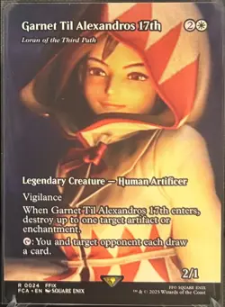 MTG Final Fantasy Garnet Til Alexandros 17th Showcase Through the Ages (Rare) - Image 1