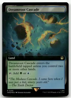 Dreamroot Cascade (Extended Art) #491 (Foil) (NM) Doctor Who WHO Magic MTG - Image 1