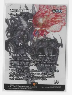 MTG Final Fantasy Terra Branford Urza Lord High Artificer rare card / NM - Image 1