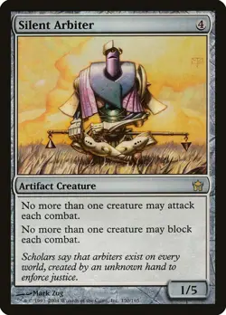 Silent Arbiter - MtG Fifth Dawn - R150 NM 2004 - Image 1